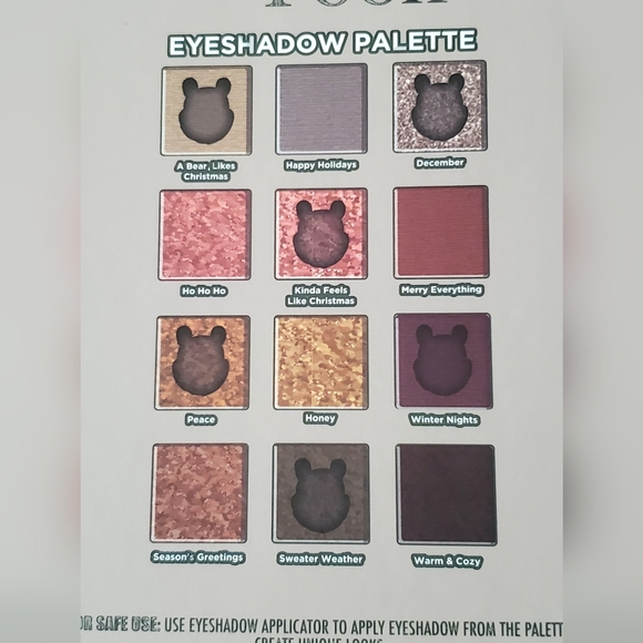 Winnie the Pooh Eyeshadow Palette and Headband - Picture 3 of 3